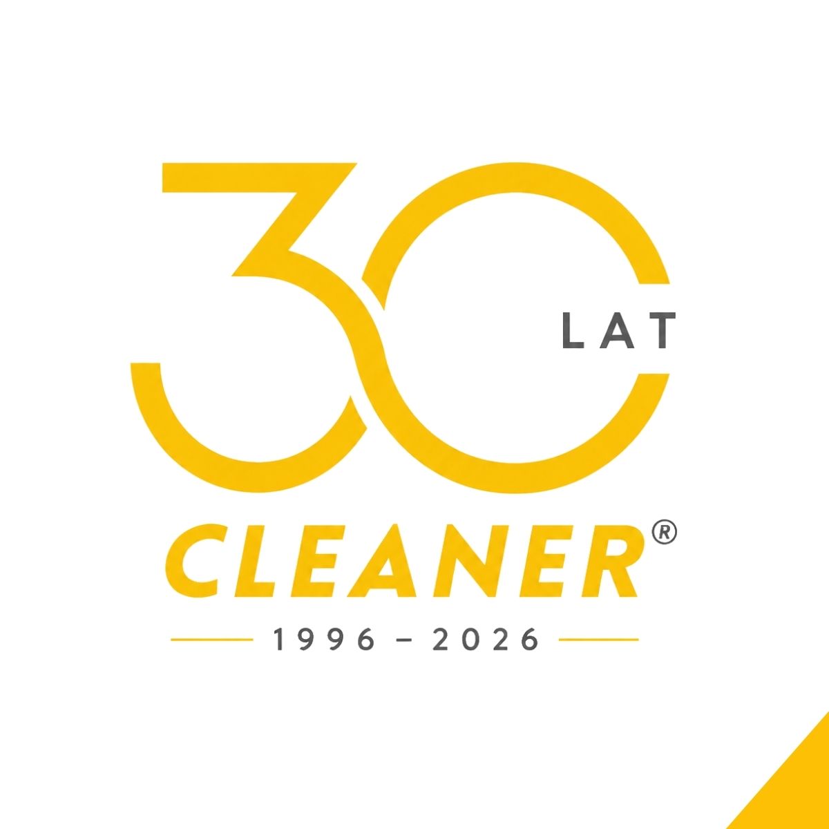 Logo Cleaner z okazji 30-lecia firmy, 1996-2026